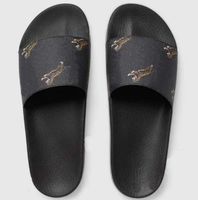 남성 여성 샌들 디자이너 신발 클래식 럭셔리 슬라이드 여름 패션 넓은 평면 미끄러운 두꺼운 샌들 슬리퍼 플립 플롭 크기 36-45