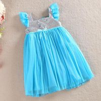 Girl's Dresses Kids Sling Princess Birthday Dress Toddler Sleeveless Christmas For Party & Wedding Baby Lace Costume Girls 0-6Y