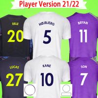 نسخة اللاعب 21 22 قميص كرة القدم TOTTENHAM KANE DELE SON HOJBJERG BERGWIJN LO CELSO SPURS 2021 2022 LUCAS قميص موحد المنزل بعيدًا الرابع الثالث 3RD 4TH