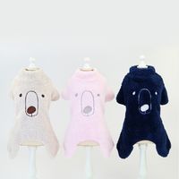 Dog Apparel Clothes Cotton Sweater Coats Jumpsuit Chihuahua Clothing Winter Coat Jacket Hooded Pajamas Dog Costume 20220106 Q2
