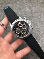 Top Brand Swiss 1000 Miglia Chronograph Hombre Cuarzo Sport Watch Strap Strap Mans Luxury Shoodless Wristwatch Men 2021