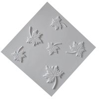 12PCS PVC 4,3 m² 3d Panneaux muraux en plastique panneaux de plafond décoration murale tatouages ​​muraux Diamant White 