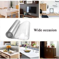 Table Cloth 1.0mm Thick Clear PVC Plastic Tablecloth Desk Pads Waterproof Wood Furniture Protective Cover