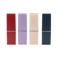 7.4x2cm lipstick shape metal pipe purple red black pink portable multi-filter pipe detachable lipstick pipe