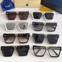 Доказательства солнцезащитные очки Z1502E дизайнер новый миллионер мужские солнцезащитные очки 10,0 толщина Трехмерная квадратная тарелка мода простой стиль анти УВ400 черное золото