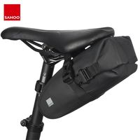 Sahoo 131363-SA Full Waterproof Mountain Road Cycling Bike Saddle Bag Bicycle Wedge Pack Rear Back Seat Tail Bag Dry Pouch 220113