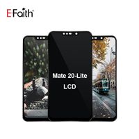 Display LCD di alta qualità EFAITH per Huawei Mate 20 Lite Touch Panel Touch Assemblaggio Digitizer Good Repair Reportments