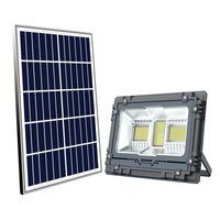 L￡mpara solar de inundaci￳n 60W 100W 200W 300W 500W 800W Spotlight Implaz de agua con iluminaci￳n LED de control remoto al aire libre