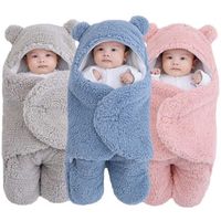 Weichgeborene Baby Wrap Decken Schlafsack Lope für Sleepsack Baumwolle verdicken für Baby 0-9 Monate 211214