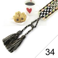 Bracelet de diverses couleurs avec des mots Gift bijoux de corde à gland réglable pour bracelets en tissu brodés unisex