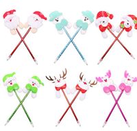 2022新しいクリスマスの小道具子供のギフトペン光飾り装飾ホームフェスティバルグッズ子供のおもちゃギフトペン、バッグあたり4個
