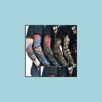 Защитный текстиль для домашнего сада татуировки растягивающая рычага рукава для мужчин женщин на открытом воздухе спортивные езда рукава солнцезащитный крем ультрафиолетовые защиты