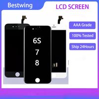 Display LCD per iPhone 6S 7 8 Digitalizzatore del gruppo schermo LCD con sostituzione touch 3D perfetta