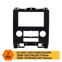 2 Din bilradio DVD Fascia Frame Mount Refmittningssatspanel för Mazda Tribute Mercury Mariner Ford Escape