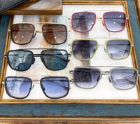 Brand Designer Männer Grau / Braune Linsen Sonnenbrille Männer Vintage Große Rahmen Eyewear Frauen Brillen Mode Persönlichkeit Sonnenbrille mit Original Box