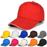 Boné de beisebol de cor sólida unisex chapéus ajustáveis ​​exteriores JW51