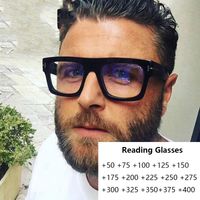 Occhiali da sole Oversized Square Lettura Occhiali da lettura Unisex Uomo Designer Legno ottico Designer EyeglaASES Lesebrille