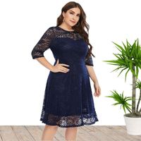 Plus Size Dresses 2022 Spring European And American Style La...