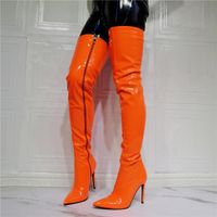 Compre al por mayor Botas Largas Naranjas de bajo precio \u0026 de calidad con  envío gratuito | Es.DHgate
