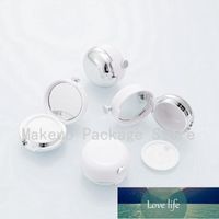 Storage Bottles & Jars 13g 10pcs White Plastic Empty Lipstick Container Case With Lip Brush Mirror,DIY Round Cosmetic Tube For Mask1