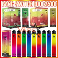 Bang XXL Switch DUO Dispositivo de cigarrillo vape de Vape E con batería de 1100mAh 7ml POD precollado CATRIDGE 2500 Puffs Bangs XXTRA KIT