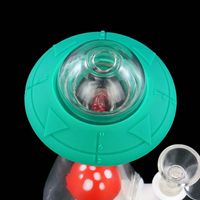 Water pipe flying smoking accessories saucer shape silicone ...