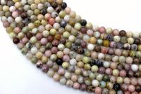 Other Natural Pink Opal Round Loose Beads Strand 6 8 10 12MM For Jewelry DIY Making Necklace Bracelet