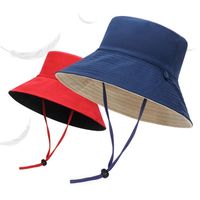 Güneş şapkası kadınlar yaz açık plaj güneş koruyucu kova kap katlanır rüzgar geçirmez çift taraflı katlanabilir kapaklar balıkçı şapkalar geniş ağzına