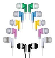 Toptan 3.5mm Kablolu Kulaklık Tek Kullanımlık Kulakiçi Kulaklık Kulaklığında Düşük Maliyetli Kulaklıklar Kids Classrrom Okulları Müzeler Kütüphaneler, Oteller, Hastane Hediyesi