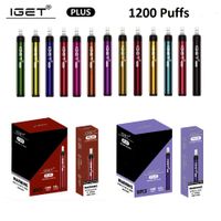 Original Iget Plus Disposable Pod Device 1200 Puffs with Fil...