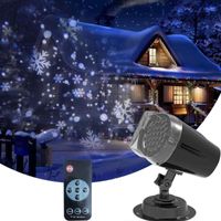 Strings Led Stage Lights Snowfall Show Snowflake Projector Light Christmas Outdoor Indoor Projection Lamp Xmas Garden Decor