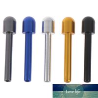 1x Submarine Style Zinc Alloy Metal Snuff Snorter Dispenser Nasal Tube Pipe 86MM 