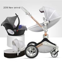 Passeggino del bambino della mamma calda 3 in 1 Pram di lusso dell'alto paesaggio può sedersi la carrozza pieghevole reclinabile per il neonato