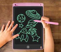 صالح للأطفال رسم أقراص 8.5 "LCD الكتابة اللوحي الالكترونيات الجرافيك لوحة رقيقة جدا منصات خط اليد المحمولة مع القلم الاطفال الهدايا
