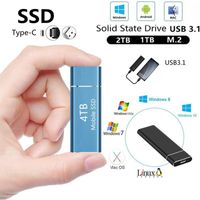 Drivoli esterni SSD M.2 Drive Portable HD EXTERNO 1TB 2TB 4TB USB3.0 Storage Externe Disco Duro Estado Sólido