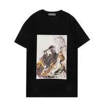 S-2XL Designer Mens T-shirt in cotone Estate stampa Plus Size Donne morbide Donne Black Bianco Uomo Donna Moda Moda Cool Top Tshirt manica corta