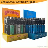Cookies Backwoods 510 Fadenverdrehung Vorheizvogel-Batterie 900mAh Unterspannung einstellbar USB-Ladegerät Vape-Stift