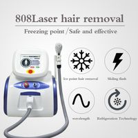 Máquina profissional do laser do diodo 808nm para a remoção do cabelo e o rejuvenescimento da pele que congelam o ponto indolor 25milhões tiros
