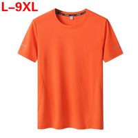 Camiseta hombres más tamaño camisetas 6 xl 7xl 8xl 9xl negro negro negro básico verano-camisetas de gran tamaño Hip Hop 210813