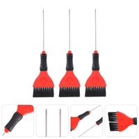 Hair Brushes 3Pcs Tinting Coloring Dyeing Tools For Salon