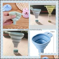 Paintings Arts, Crafts & Gifts Home Garden Diamond Embroidery Aessories Tool Convenient Foldable Sile Funnel Diy Painting Tools Mosaic Tools