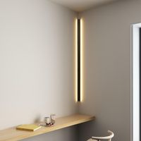 Modern Minimalista Lampada da parete a LED con plug In Plug In Indoor Semplici Linea Light Fixtures Recences Bed Bedroom Bed Home Lighting Decor