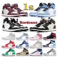 Women Mens Shoe 1 OG basketball shoes 1s Bordeaux University...