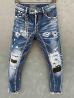 Jeans pour hommes DD Marque Mode Hommes Spring Summer Denim Hommes Slim Fit Plus Taille 44-54 Big et grand pantalon robe mince