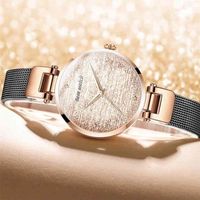 Дом мода часы женские кварцевые наручные часы женские платье женские часы Relogio Feminino Rose Gold Reloj Mujer 210617