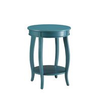 Living Room ACME Aberta Side Table in Teal 82790 a22