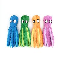 8 Legs Octopus skin Soft Stuffed Plush Dog Toys Training Outdoor Play Interactive Squeaky Dogs Toy Sounder Sounding Paper Chew Tooth products