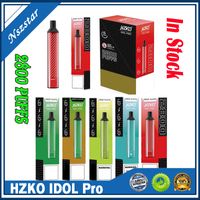 Hzko Idol Pro Cigarrillos electrónicos Desechable Vape Pen POP DISPOSITIVO KIT DE DISPOSITIVO 2800 Puffs 1500mAh Batería Preculada Cartucho