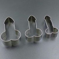 Cake Tools 3pcs Adult Sexy Penis Cookie Cutter Set Biscuit M...