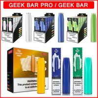 Geek Bar Pro 1500 Puffs Descartável Vape GeekVape 575 Puff e Cigarro PODs Prefilados Vaporizadores Geekbar Barras Vaes Caneta Dispositivo Geekbars